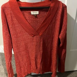 Orange sweater hoodie